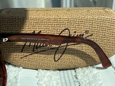 Maui Jim Heliconia MJ 739 10K Tortoise Frame + HCL Bronze  display picture 1
