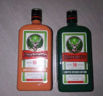 Jägermeister 2 x Flasche 0,7 Liter Limited  Edition Culture Orange Herbal Green 