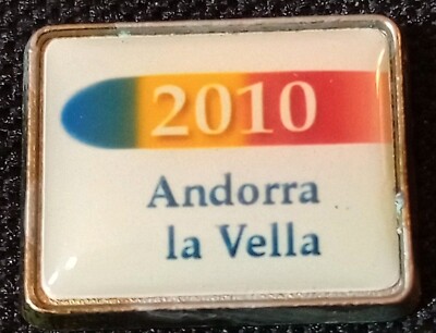 2010 ANDORRA LA VELLA CANDIDATE BID CITY OLYMPIC PIN