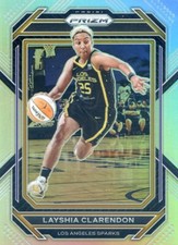 2023 Panini Prizm WNBA LAYSHIA CLARENDON #74 SILVER PRIZM SPARKS