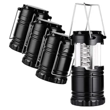 2 - 4PC Collapsible LED Lanterns Tac Light Emergency Outdoor Hiking Camping Lamp