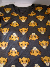 Vintage Disney The Lion King Nala All Over Print T Shirt Size L/XL woman Gray
