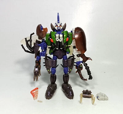 HASBRO VTG 1997 TRANSFORMERS BEAST WARS TRIPREDACUS COMBINER ROBOT 99% COMPLETE - Image 1 of 4