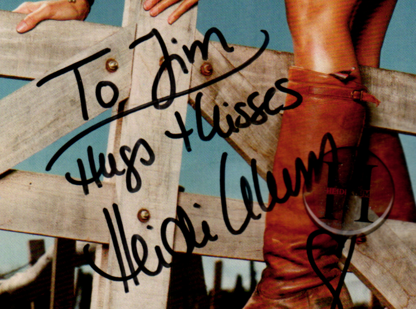 Heidi Klum Magazine Photo Signed Autograph Victoria's Secret Angel
