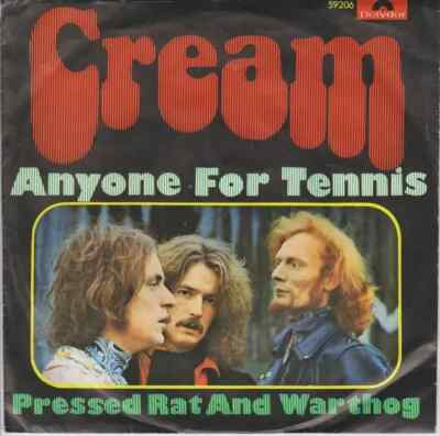 Cream Anyone For Tennis 7インチ レコード Cream Anyone For Tennis Vinyl Single 7inch NEAR MINT Polydor | eBay