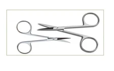 2 ASSORTED IRIS SCISSORS 3.5"+ 4.5" STRAIGHT 