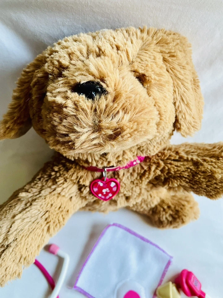 Mattel Barbie 2011 Hug N Heal щенок собака работает нос светится чихание свистит мягкий - Изображение 2 из 4