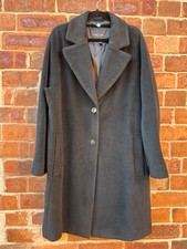 Marc Cain Black Alpaca Wool Blend Kimono Coat Size N5 Uk16