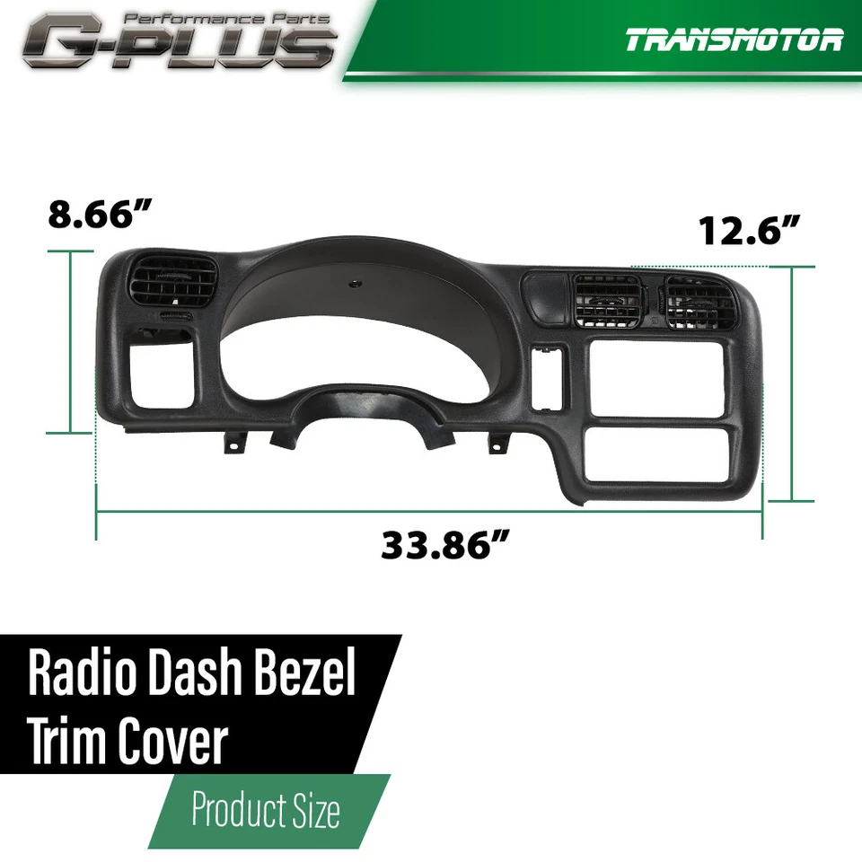 BLAZER CHEVY S-10 GMC SONOMA JIMMY BLAZER 1998-2004 BISEL TABLERO DOBLE DIN Foto 3 de 4