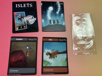 Islets Super Rare Games SRG Trading Card Set Nintendo