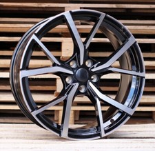 4 x 21 Inch 5x112 Black Polished Alloy Wheels: Fits For Volkswagen Touareg CR