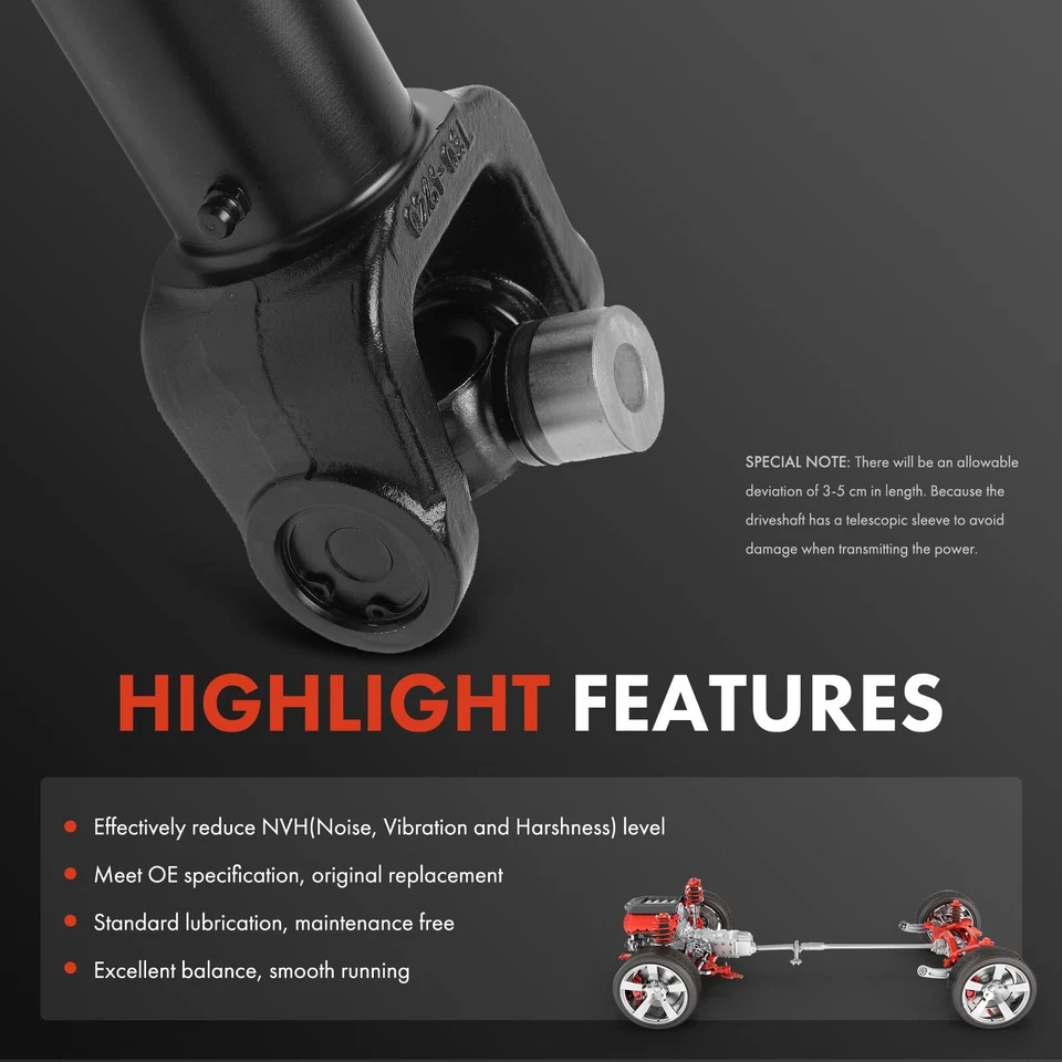 Conjunto de eje de transmisión delantero para Ford Explorer 1993-1994 Mazda B3000 4x4 Foto 4 de 4