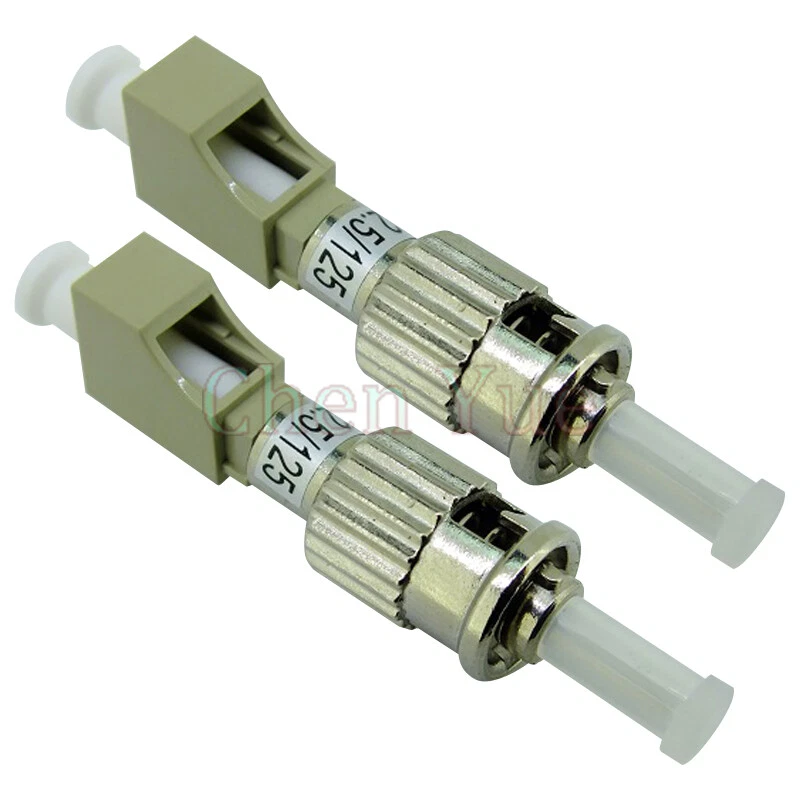 2pcs ST Male-LC UPC Female MM 62.5 Hybrid Fiber Optic Adapter Fiber Connector  - Image 3 of 4