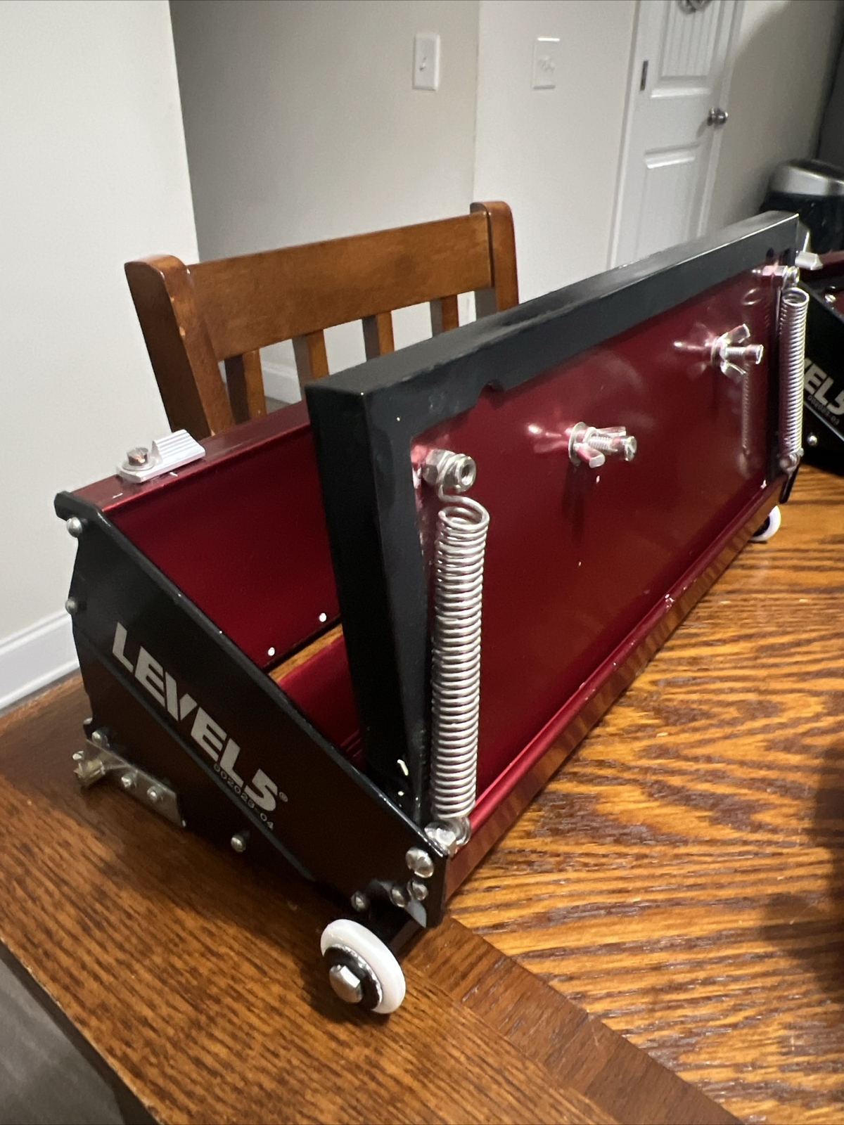 LEVEL 5 drywall tools set used W/ Flat Boxes, Minishot, Angle Heads, Pump. eBay