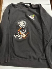 1999 Vtg XXL Sweatshirt Warner Brothers Looney Tunes Bugs bunny- Used W/ Flaws