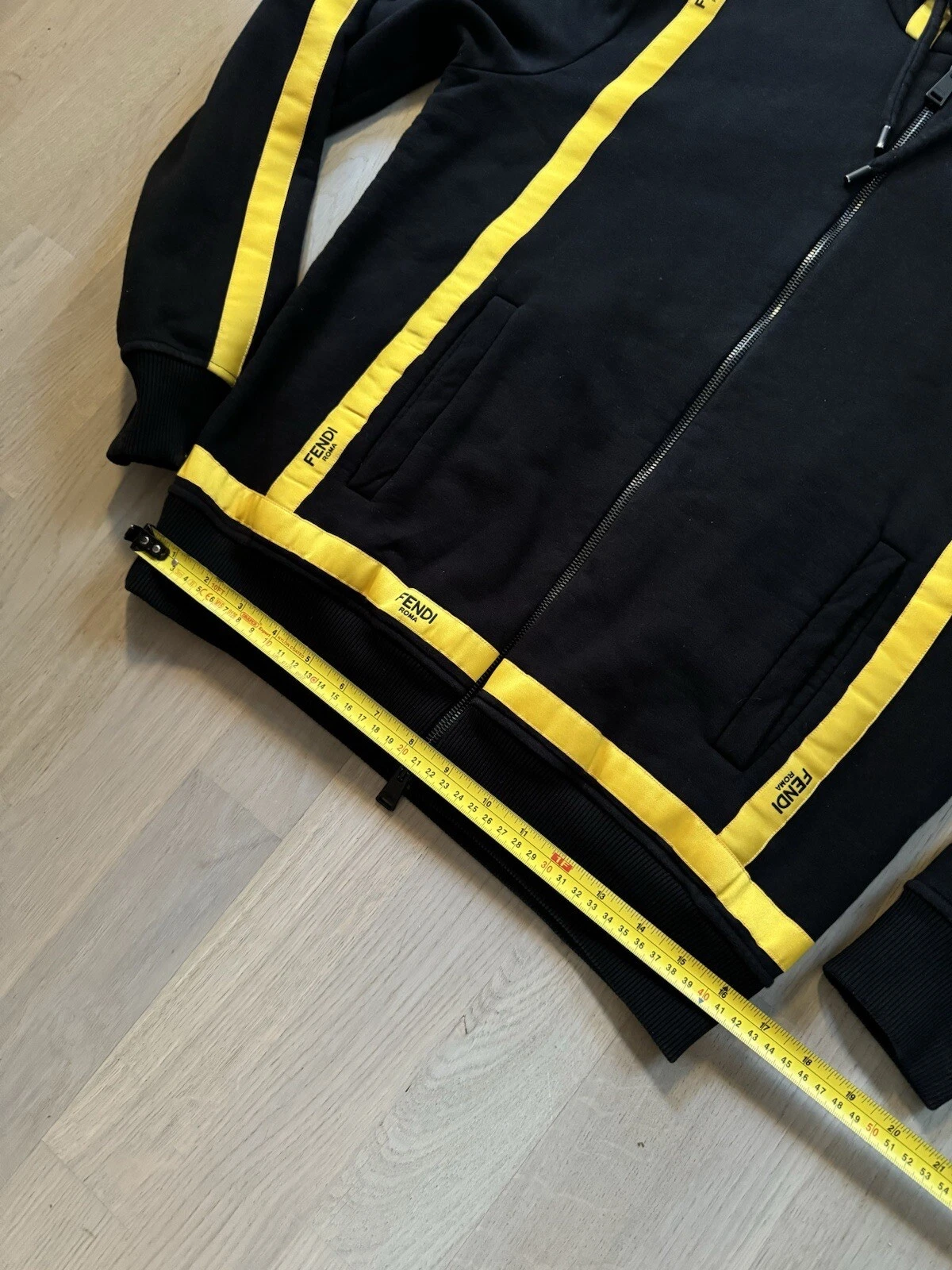 FENDI felpa uomo con cappuccio 100% autentica taglie originali in foto su metro