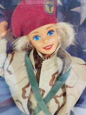 NEW 1992 Stars 'n Stripes ARMY Barbie Doll Special Edition Mattel