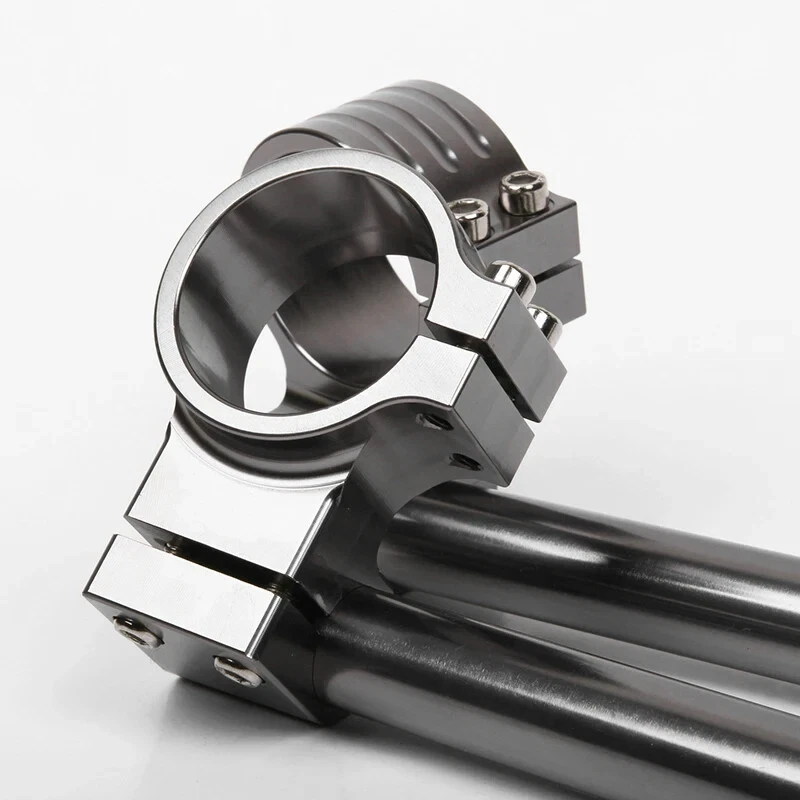 50mm Raised Clip on Fork Handlebars For Yamaha YZF R6 2005-2010/YZF R1 1998-2010 - Image 2 of 4