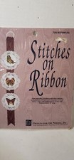 Stitches on Ribbon DESIGNS NEEDLE Counted Cross Stitch Kit BUTTERFLIES 18" L
