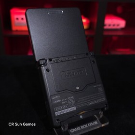 Black On Black Nintendo Game Boy Advance SP GBA SP IPS Adjustable Brightness