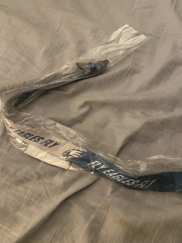 Philadelphia Eagles NFL Football Team Slogan Detachable Keychain RETIRED Lanyard