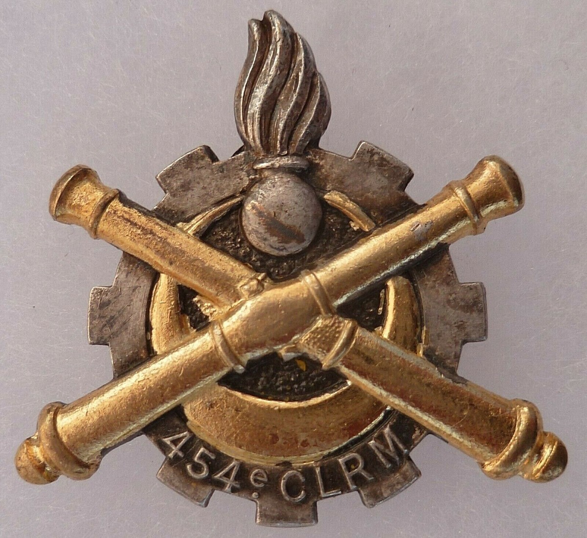 Insigne Militaire Algérie 1960 – Cie Lourde Réparation Auto CLRA – Drago Paris – Erreur CRLA