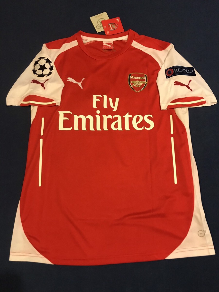 ARSENAL ALEXIS SOCCER JERSEY CHAMPIONS LEAGUE MENS SIZE MEDIUM | eBay