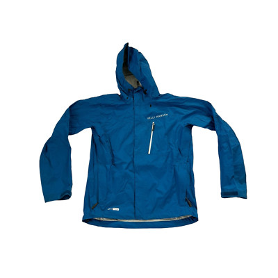 ジャケット・アウター 00s HELLY HANSEN shell jacket tech Helly Hansen Helly Tech Mens Small Blue Hooded Shell Jacket | eBay