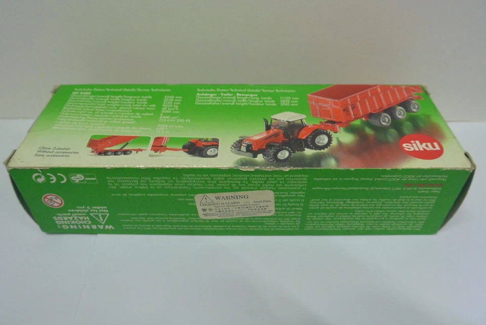 Siku 1:87 DieCast car Massey Ferguson with Pendant # 1844 - Image 4 of 4