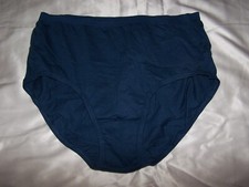 Fruit Of The Loom Teal Cotton Briefs Panties Size 8