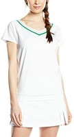 Björn Borg Damen Kippmulde Kurzarmshirt T-Shirt, Weiß, Small