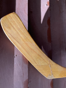 St Louis BLUES 69/70 Dominion TEAM Signed STICK Bowman PLANTE Hall RED Sabby &++