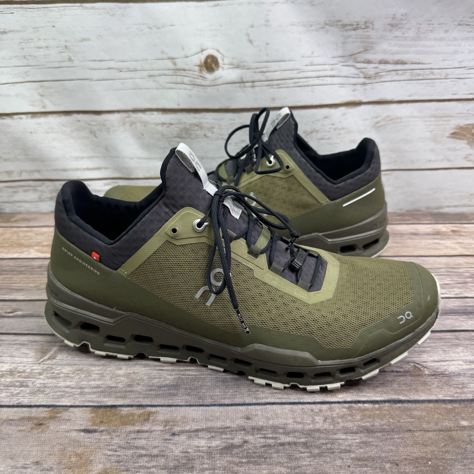 ON Cloudultra Olive Eclipse Trail Running Shoes C… - image 2