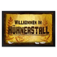Willkommen Im HüHnerstall FußMatte XXL Mit HüHnerstall Motiv FußMatte