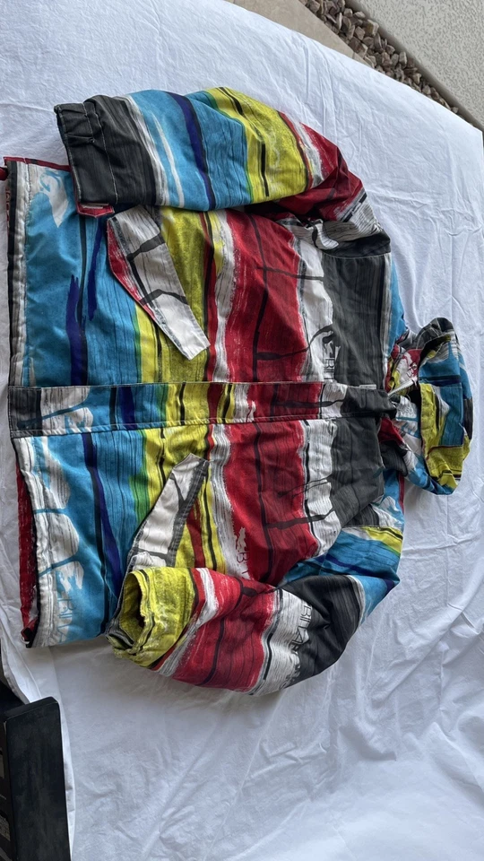 Chaqueta de Esquí Billabong Altyr Serie 8k Impermeable Transpirable S Abstracto Colorido Foto 2 de 4