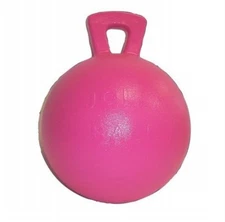 Horsemen's Pride Tug N Toss Jolly Ball Extra Large Pink Toy for Dogs Horses