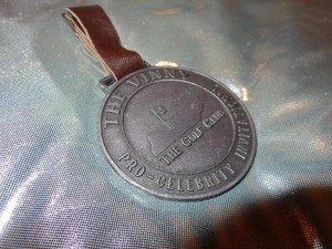 Charlie Chase Of Crook & Chase *His Vince Gill/The Vinny Golf Bag Tag Medallion!