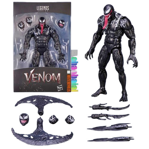 Venom Action Figure 7' And Above Collectible Toy Model Highly Posable Superhero