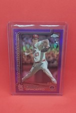 2025 Topps Chrome - Gordon Graceffo #256 Purple Refractor /250 (RC) L18