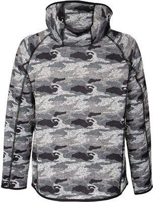 Double Diamond Full Zip Hoodie Camouflage Gray Size M Men's 