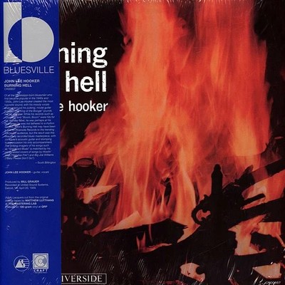 John Lee Hooker - Burning Hell LP Album RE 180 Vinyl Blues 220
