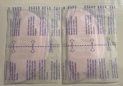 New Lansinoh Stay Dry Disposable Nursing Pads 1 Pack travel pack Try Sample WoW!