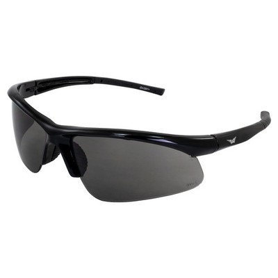 Global Vision Ambassador Safety Sunglasses Scratch-Resistant Black Frame w/