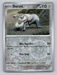 Durant 070/086 White Flare Reverse Holo