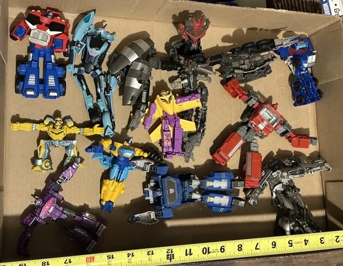 Vintage Transformers Action Figures Large Collection