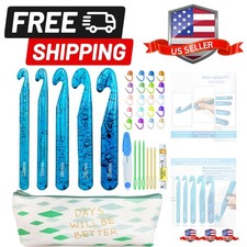 5 Large Crochet Hook,25mm 20mm 18mm 15mm 12mm Size Crochet Hooks, Large Croch...