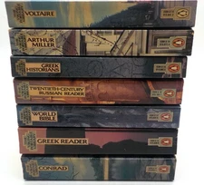  Penguin Portable Voltaire-Miller-Greek-Russian-Conrad- Bible Set of 7 Books