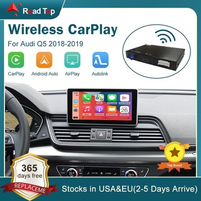 Drahtloser CarPlay Android Auto Navi Spiegel Link Decoder für Audi Q5 2018-2019-