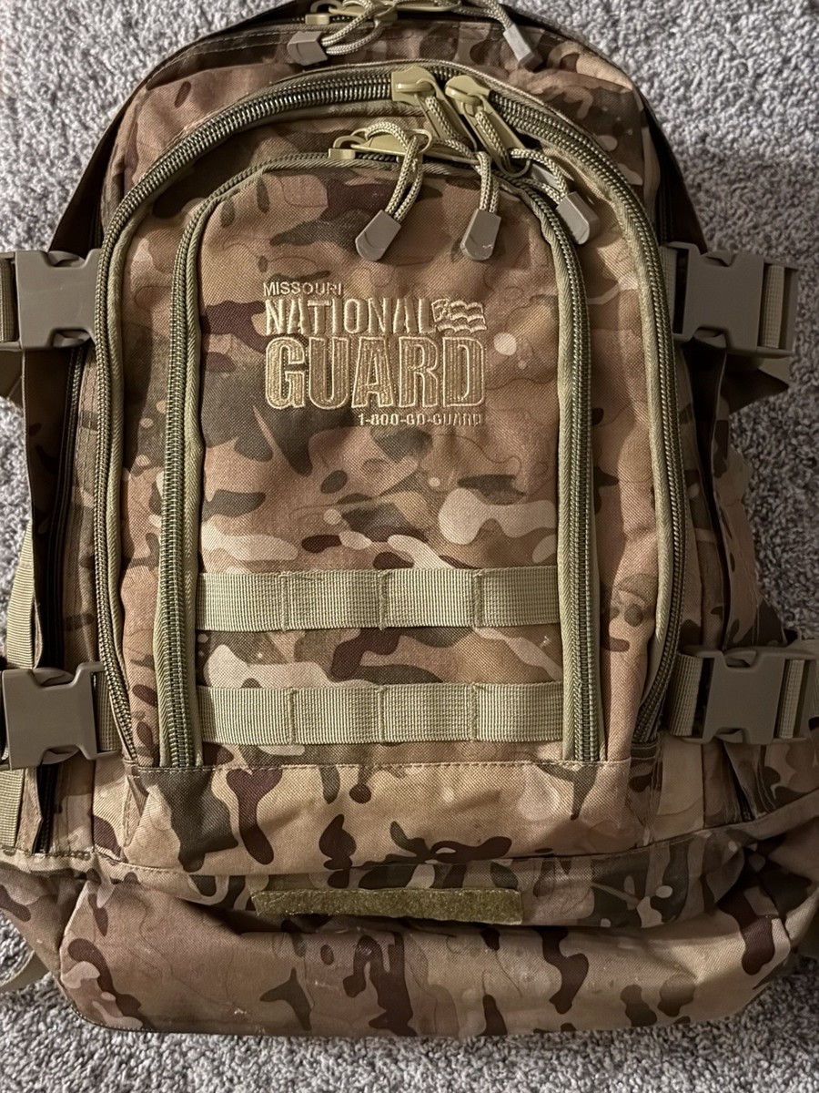 Missouri National Guard Tactical Backpack Multicam Camo MOLLE Rucksack  Hiking