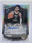 2025-26 Bowman #CPA-NC Nate Calmese Chrome Prospect Autographs Refractor #/499